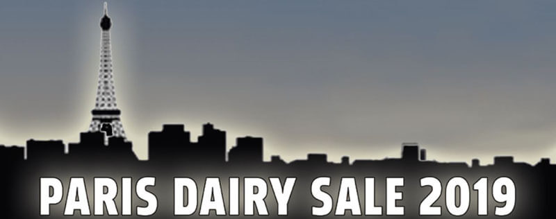 bandeau de la page de couveture du catalogue Paris Dairy Sale 2019